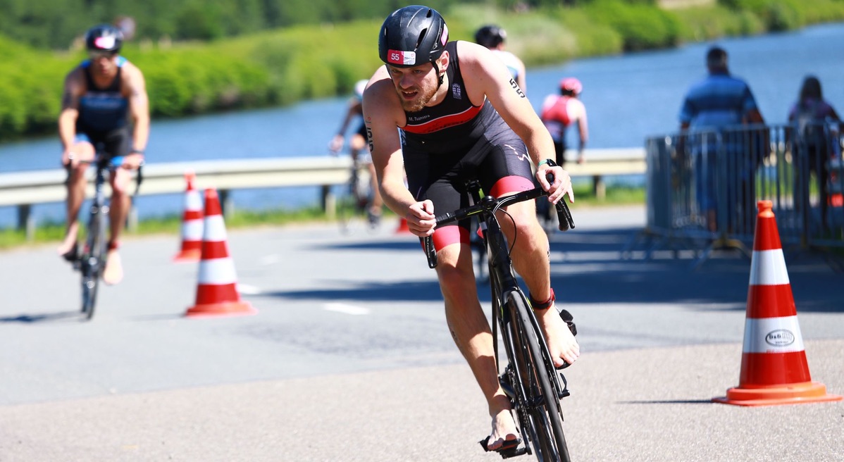 Myself while triathlon